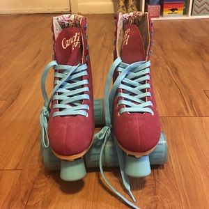 Hot Pink Roller Skates